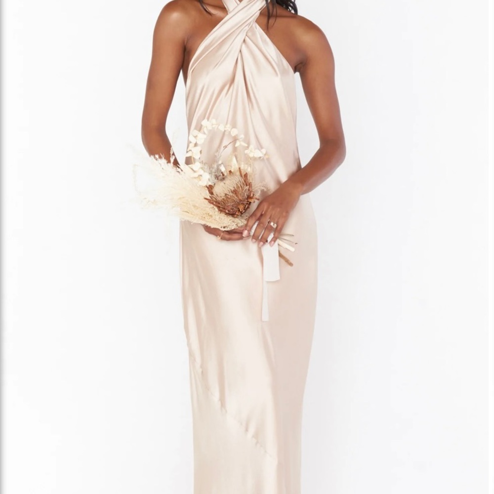 Show me your mumu jasmine halter maxi dress